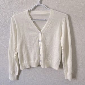 White Cardigan